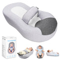 Baby feeding support wedge pillow with removable cover and packaging