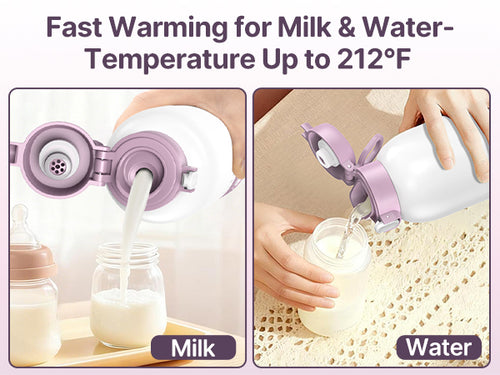 Portable bottle warmer used for warming milk and water