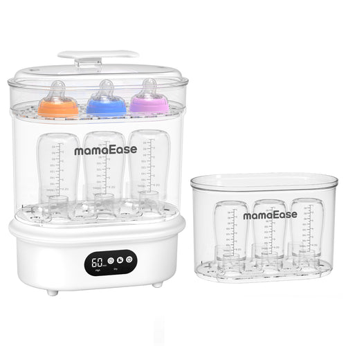 Modular bottle sanitizer baskets in two configurations